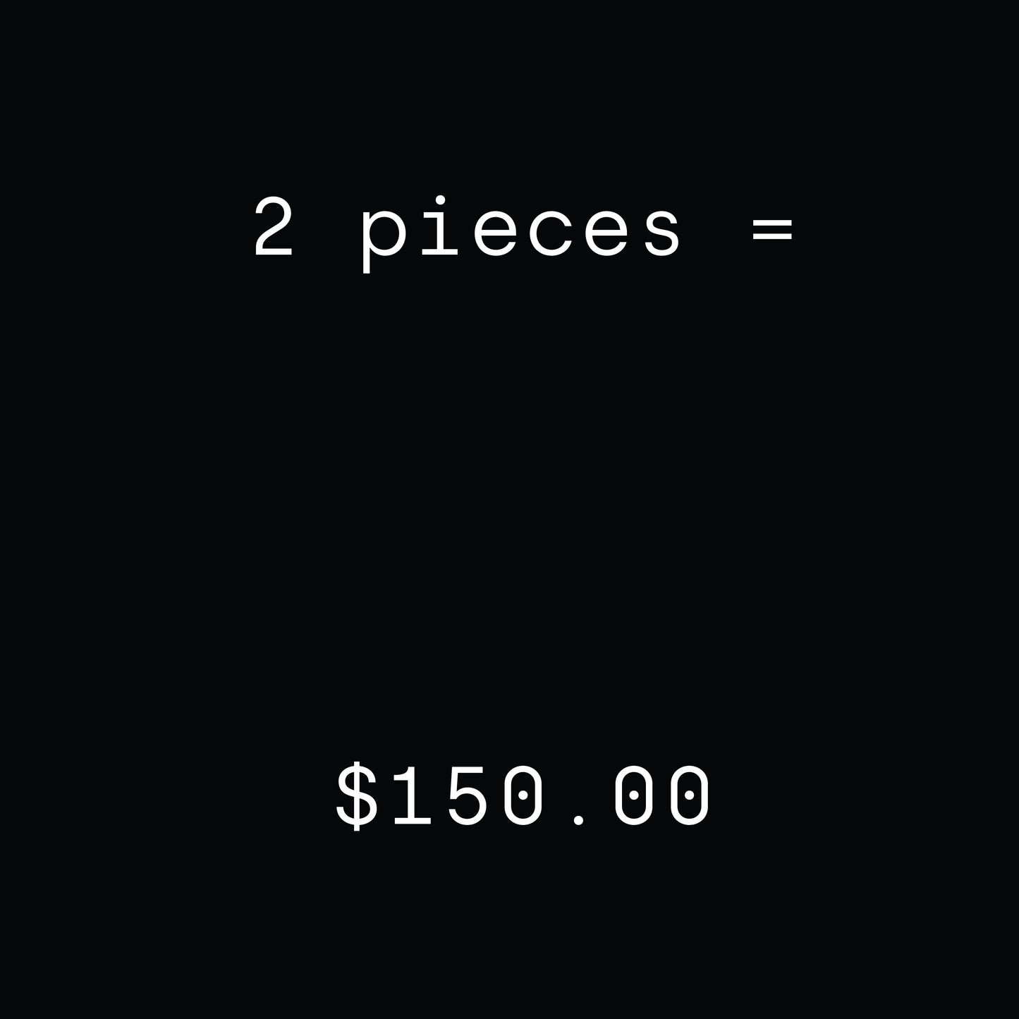 MYSTERY BOX #1 - TWO PIECES