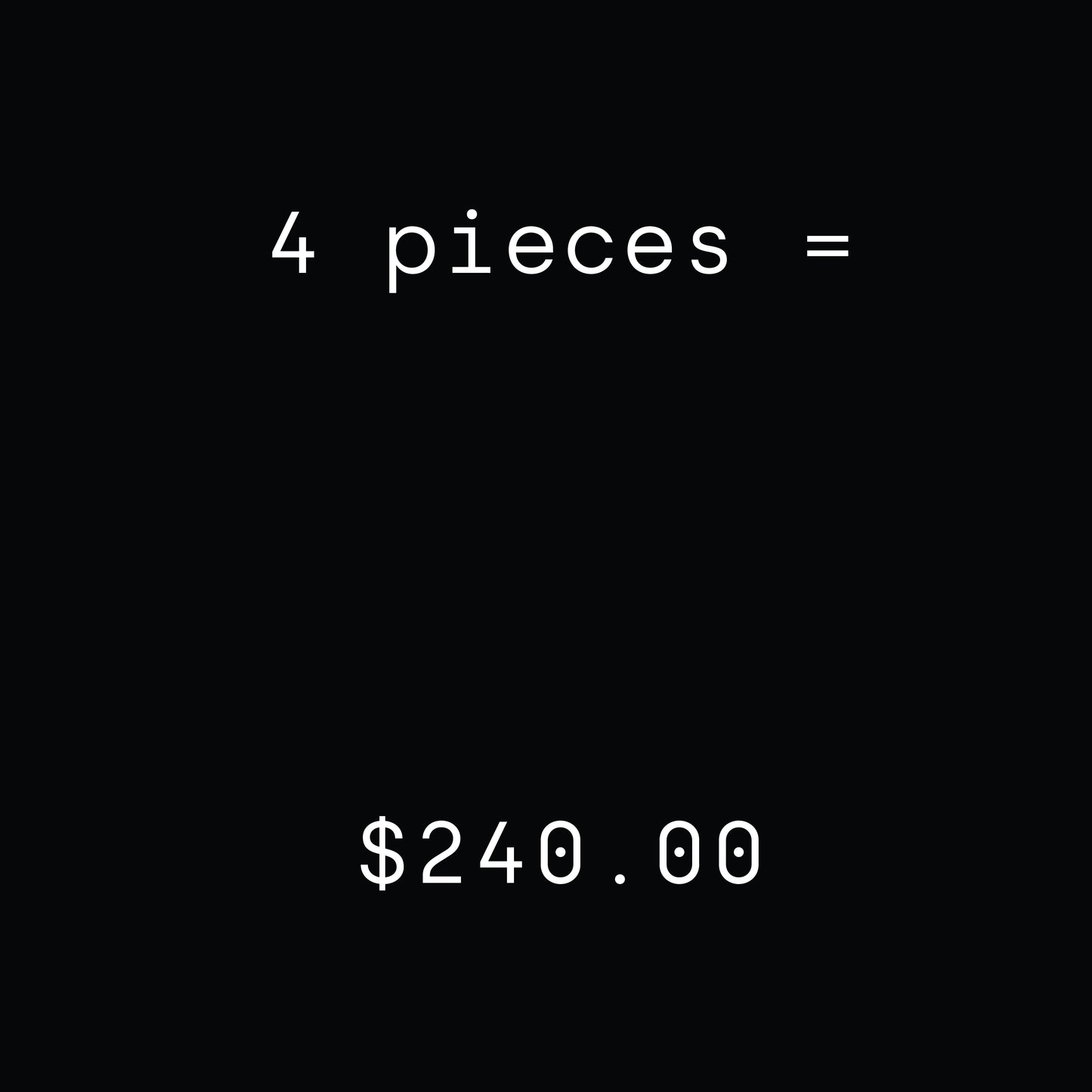MYSTERY BOX #3 - FOUR PIECES