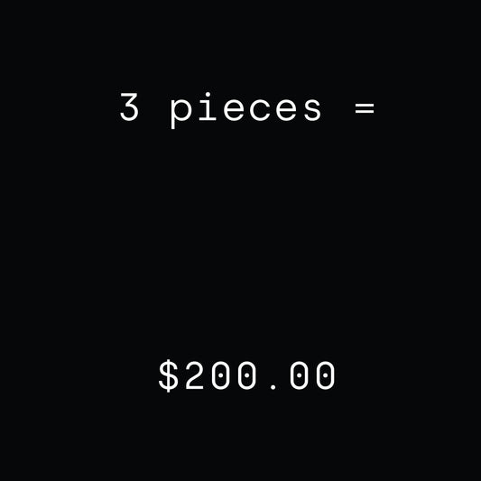 MYSTERY BOX #2 -THREE PIECES