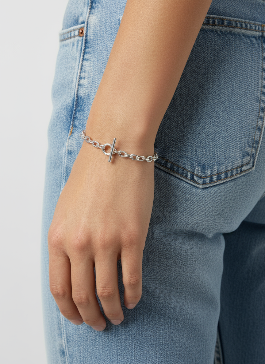 Whitecliff chain bracelet