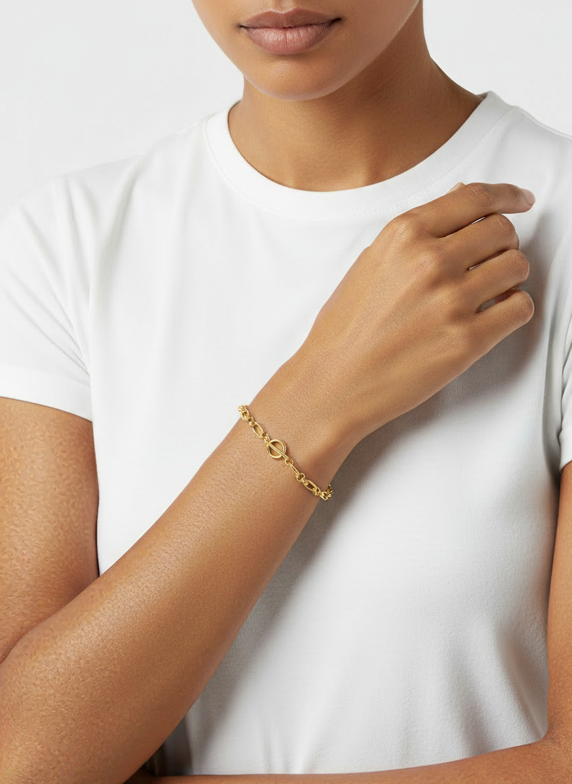 Whitecliff chain bracelet